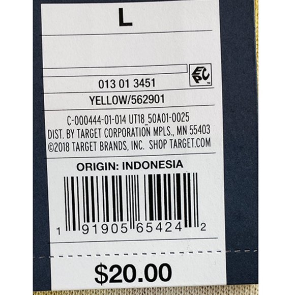 Universal Thread Women's Yellow Mustered Tie Dye Sweatshirt Top Size L N… - Picture 6 of 7